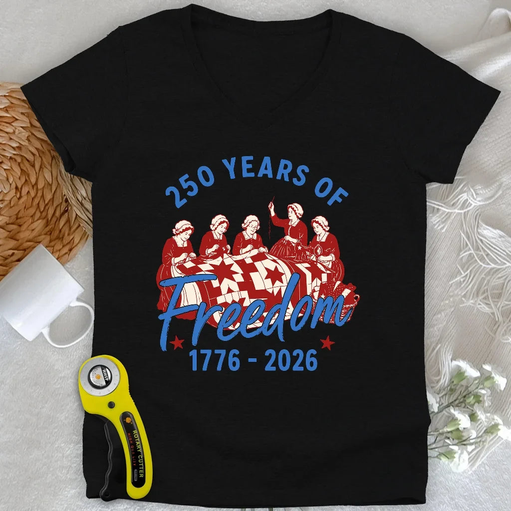 Freedom Quilting Bee Lady V-neck