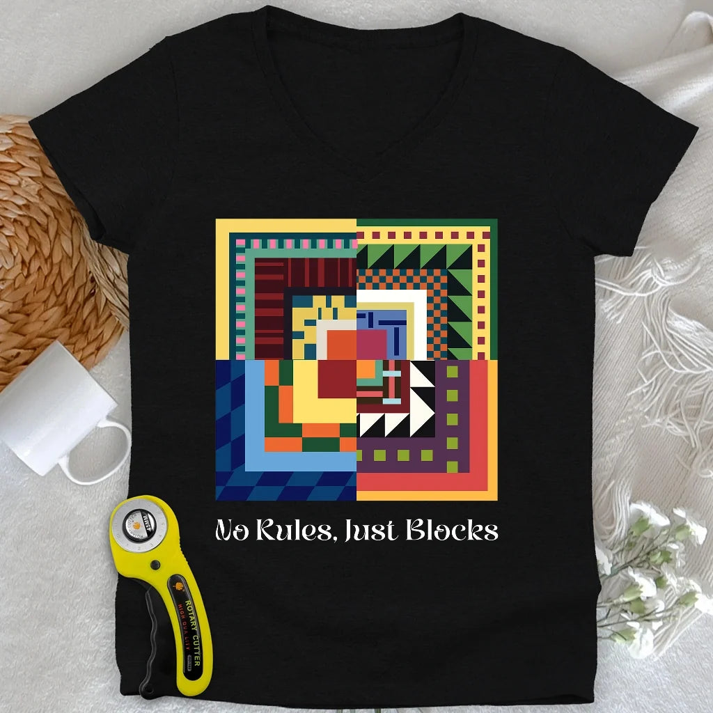 Modern Quilter Mind Lady V-neck
