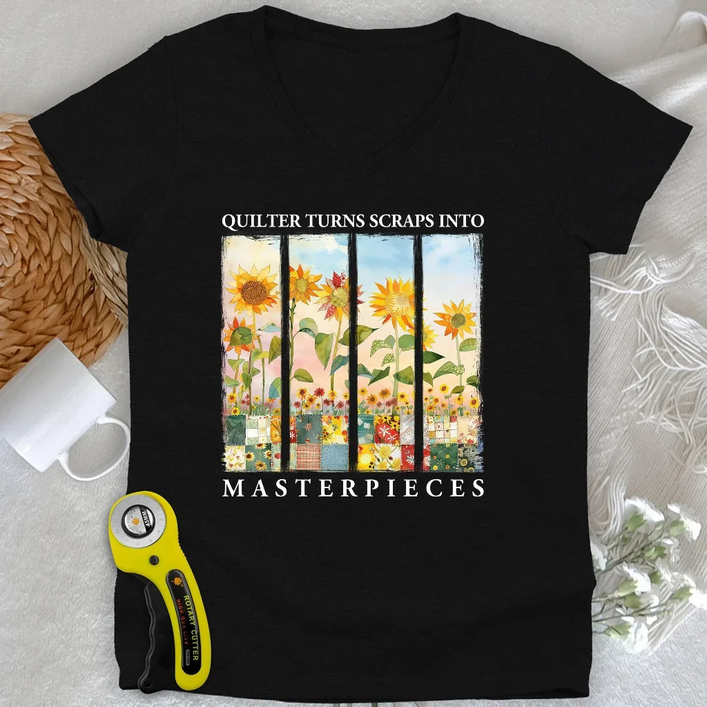 Quilt Masterpiece Lady V-neck