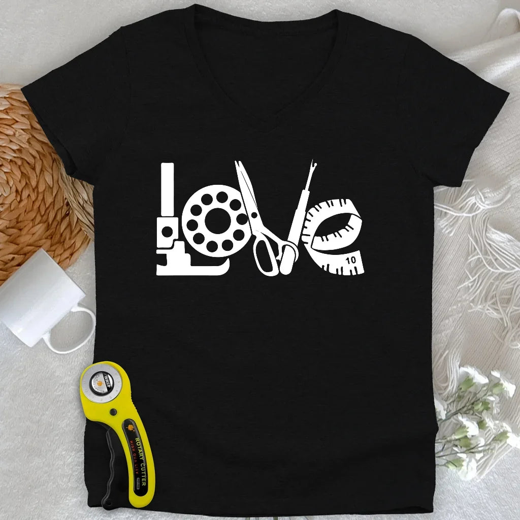 Sew In Love Lady V-neck