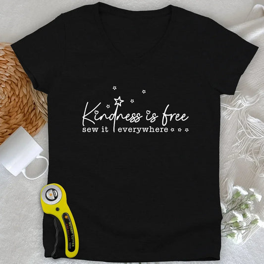 Sew Kindness Lady V-neck