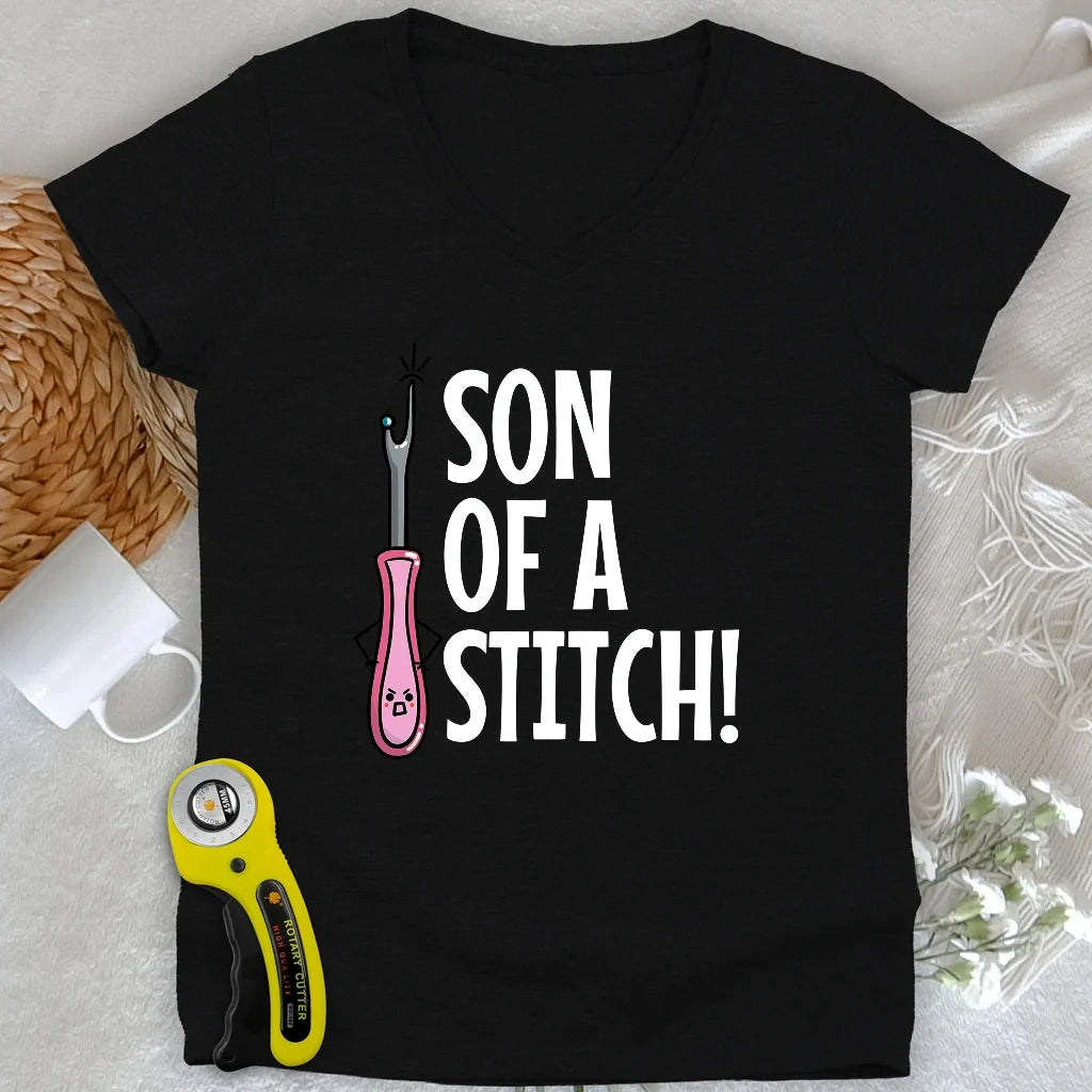 Son Of A Stitch Lady V-neck