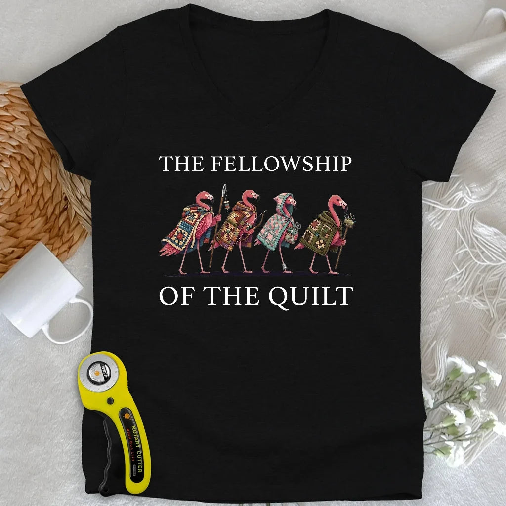 The Quilting Fellowship Lady V-neck