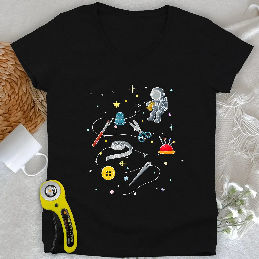 Through the Stars Lady V-neck