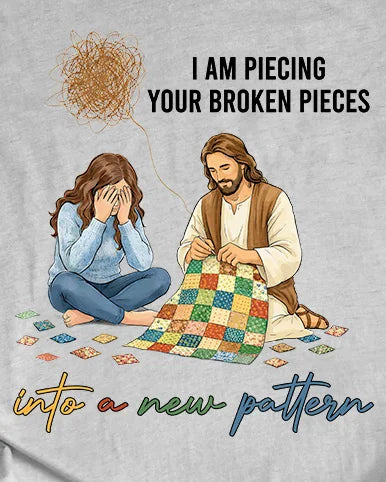 God Piecing Broken Pieces T-shirt