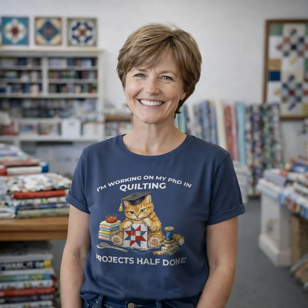 PhD In Quilting T-shirt