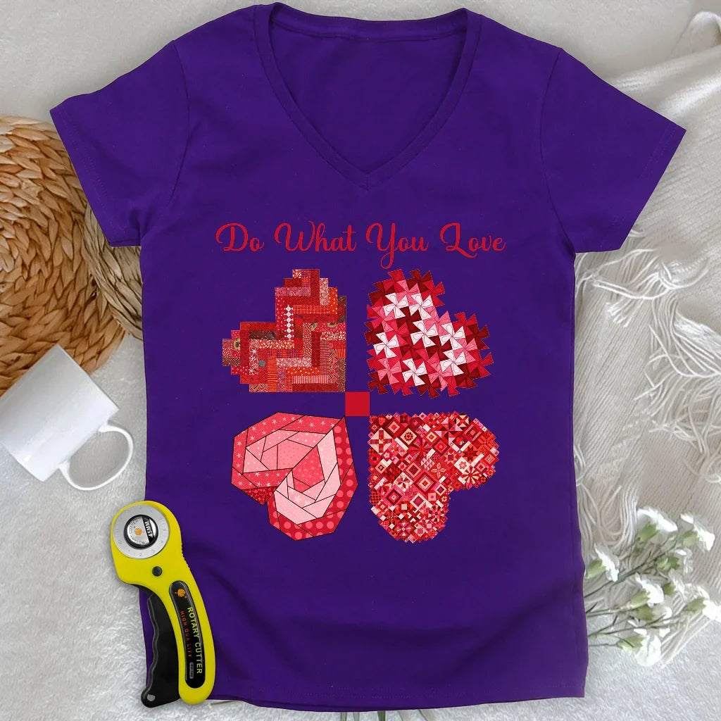 Do What You Love Lady V-neck