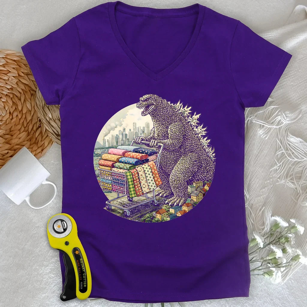 Hoardzilla Lady V-neck