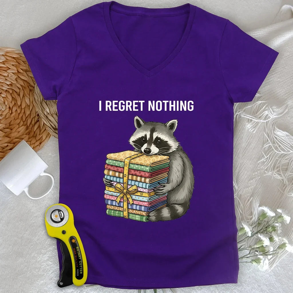 I Regret Nothing Lady V-neck