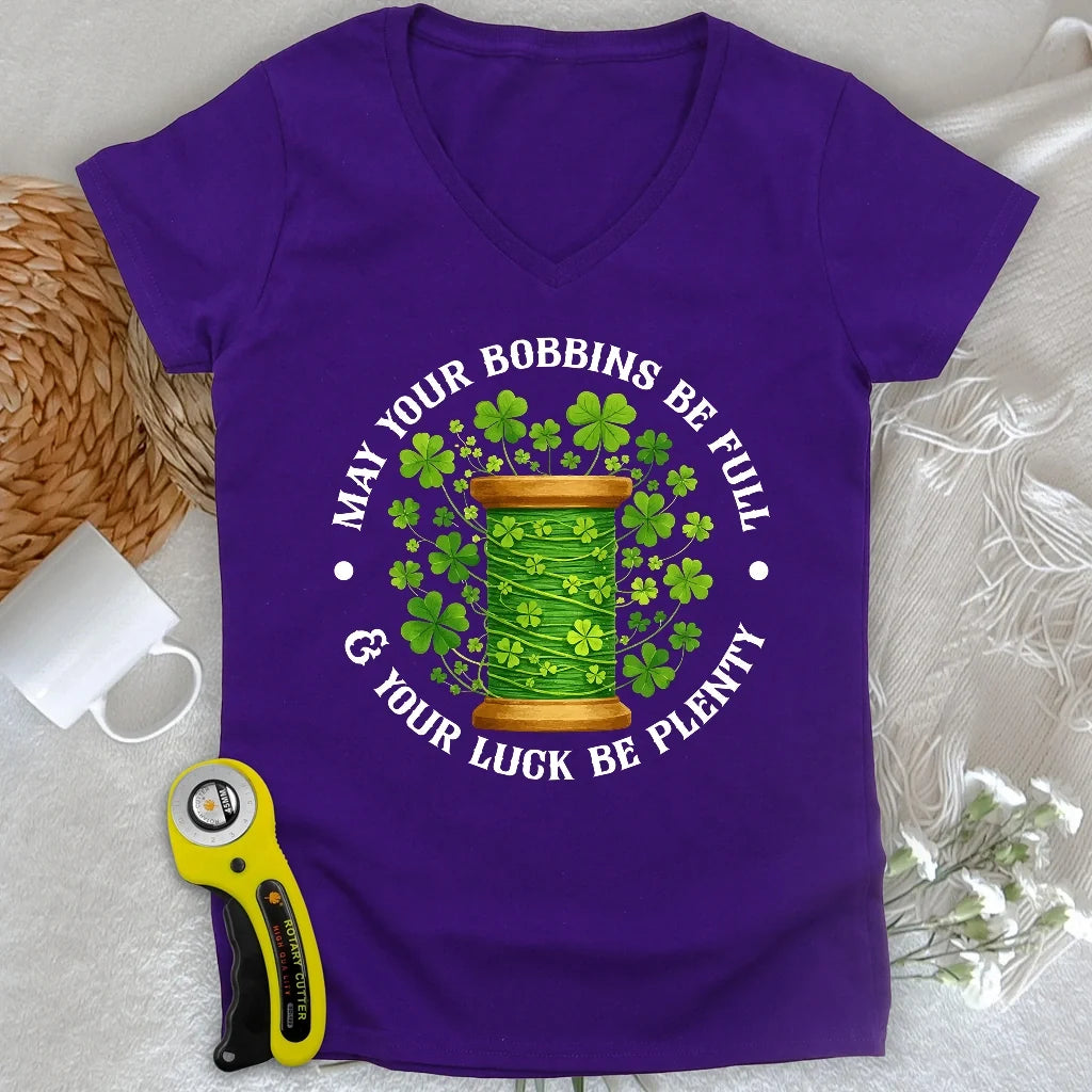 Plenty of Luck Lady V-neck