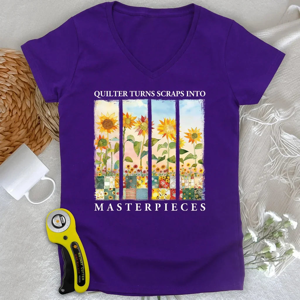 Quilt Masterpiece Lady V-neck