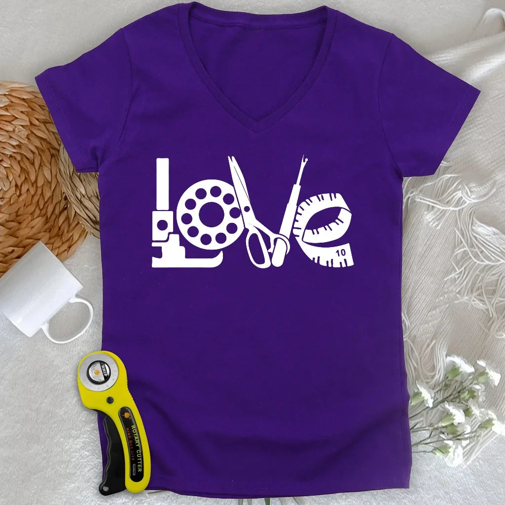 Sew In Love Lady V-neck