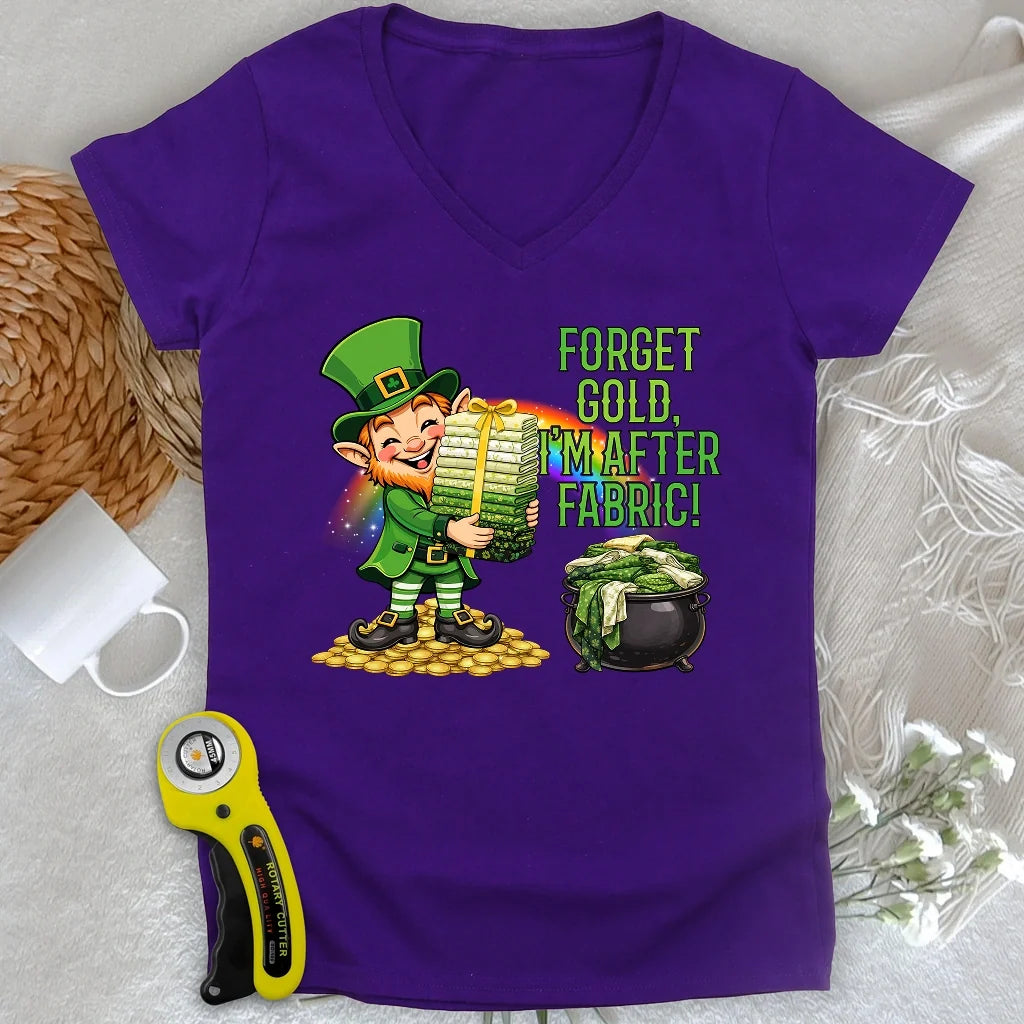 Stash Over Gold Lady V-neck