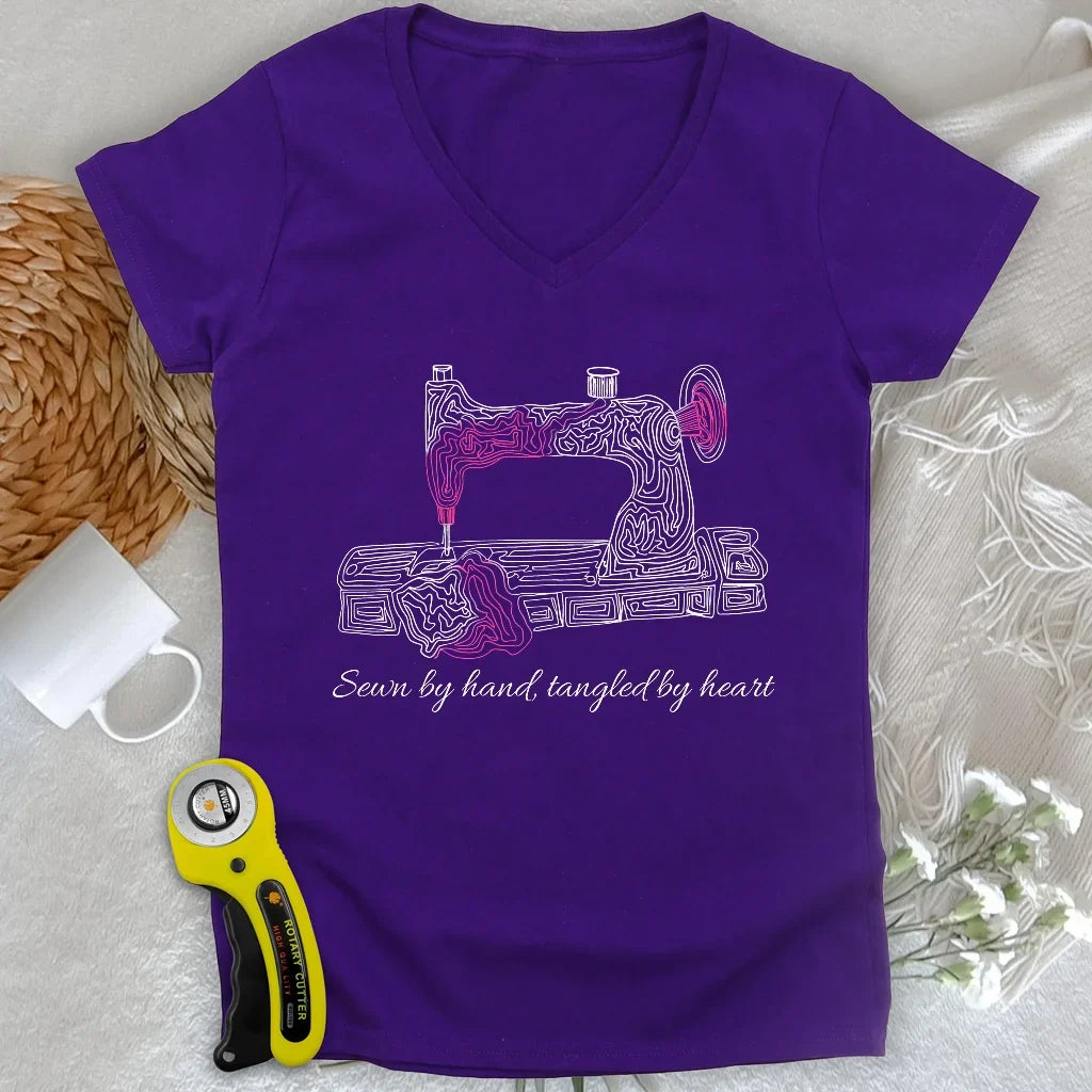 The Heart’s Tangle Lady V-neck