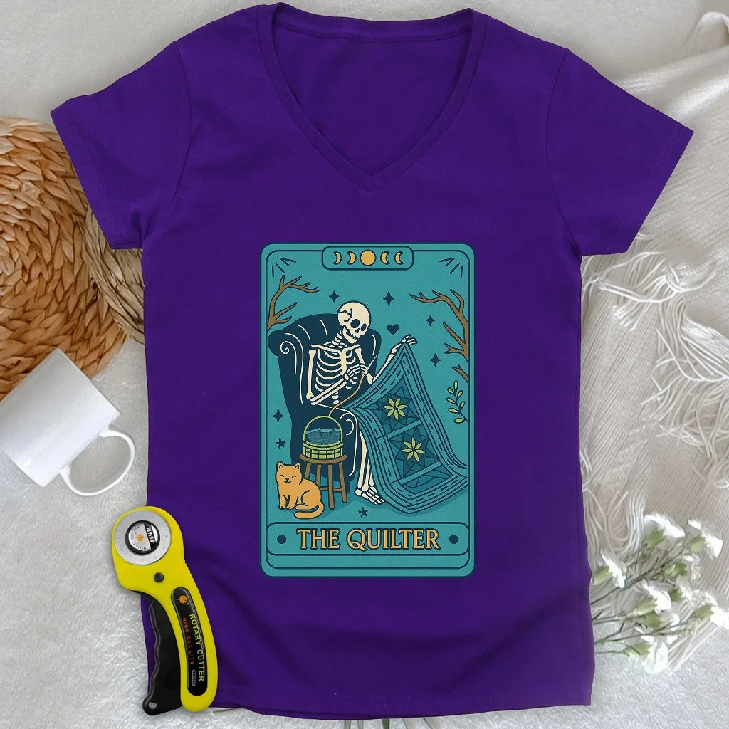 The Quilter Lady V-neck
