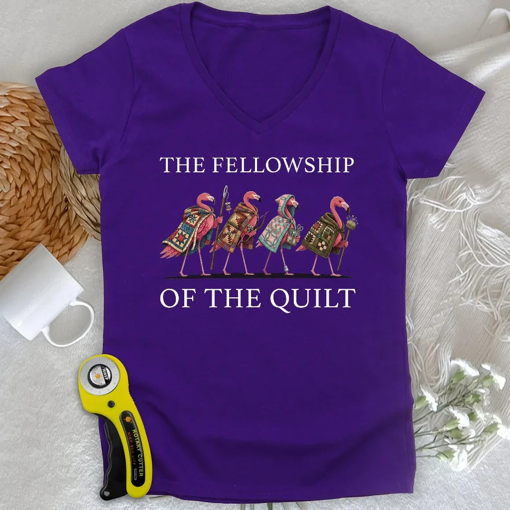 The Quilting Fellowship Lady V-neck