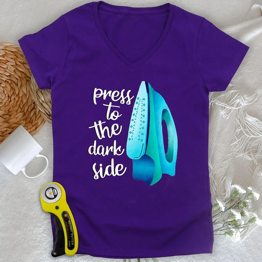 Press to the dark side Lady V-neck