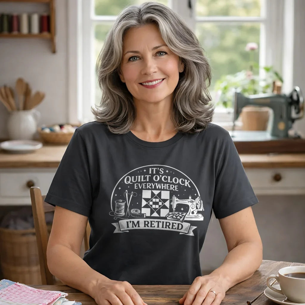 Retired Quilter T-shirt