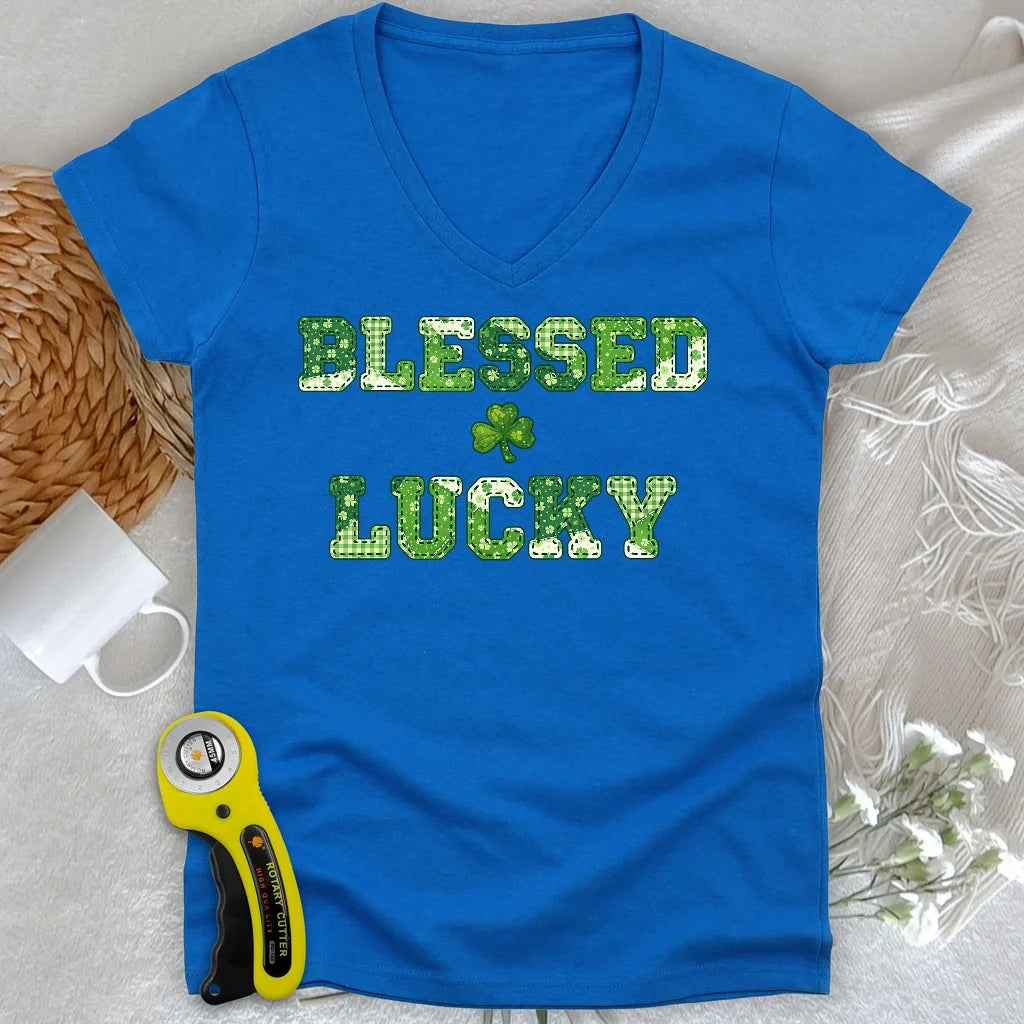 Blessed Lucky Lady V-neck