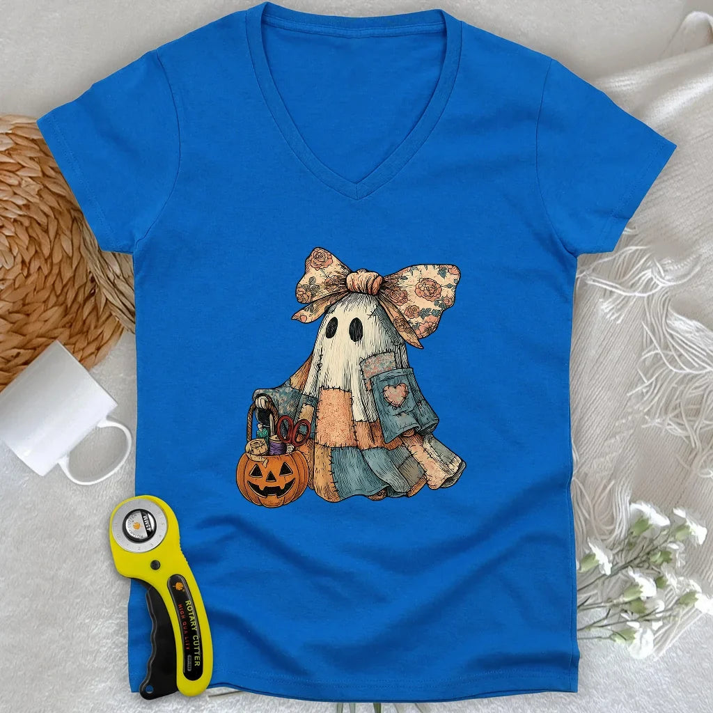 Bow-Boo Lady V-neck