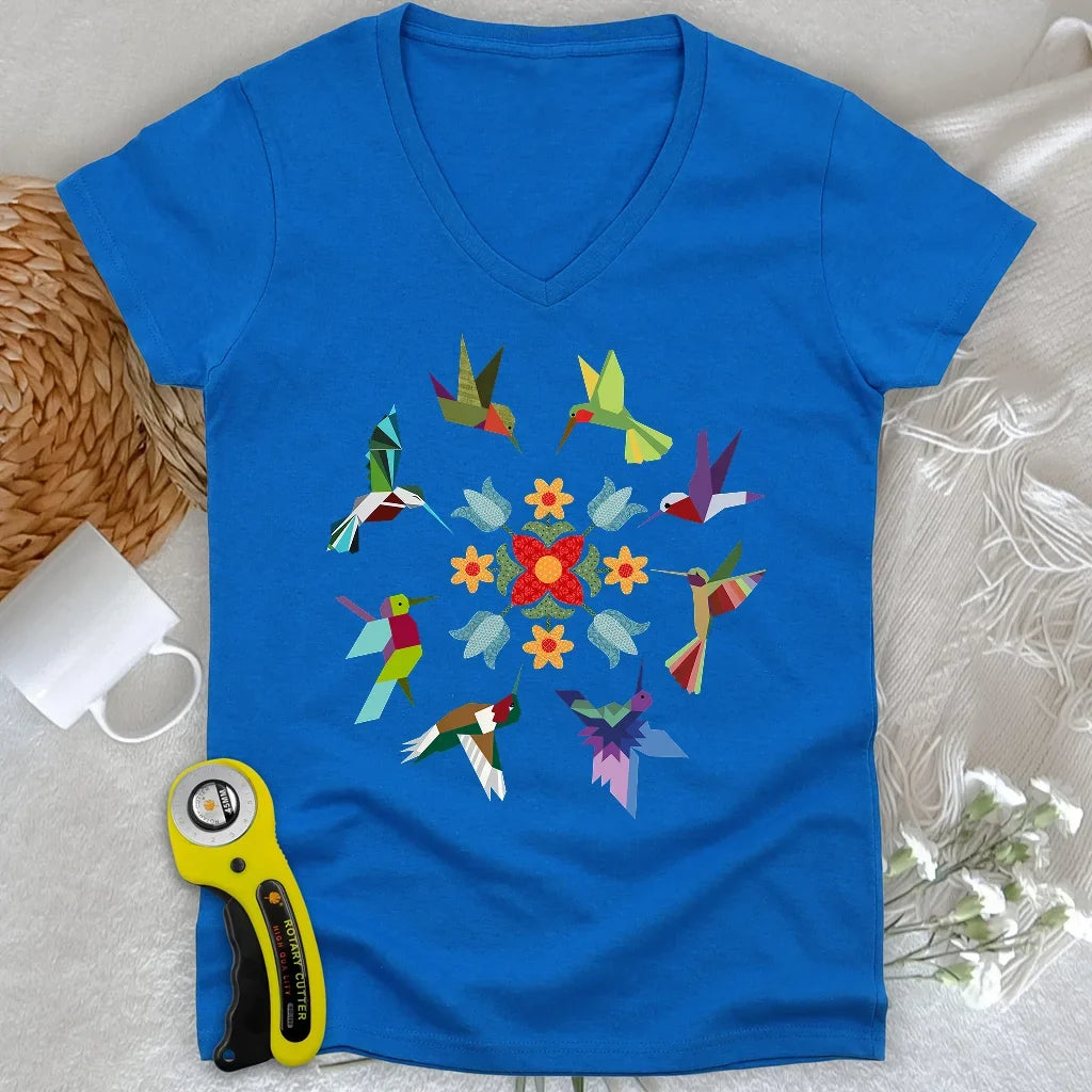 Circle of Wings Lady V-neck