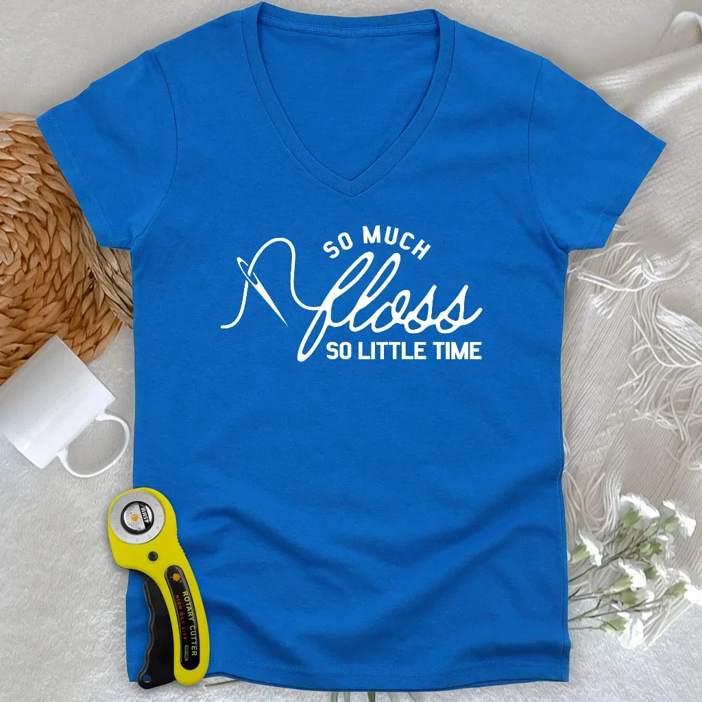 Floss & Time Lady V-neck