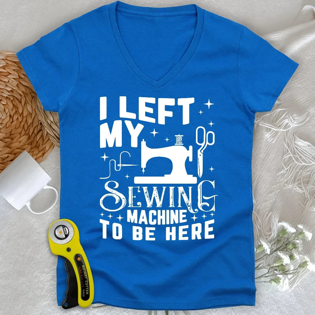 Left Be Here Lady V-neck