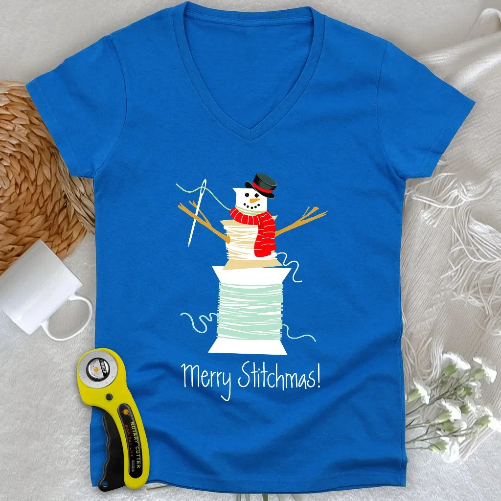 Merry Stitchmas! Lady V-neck
