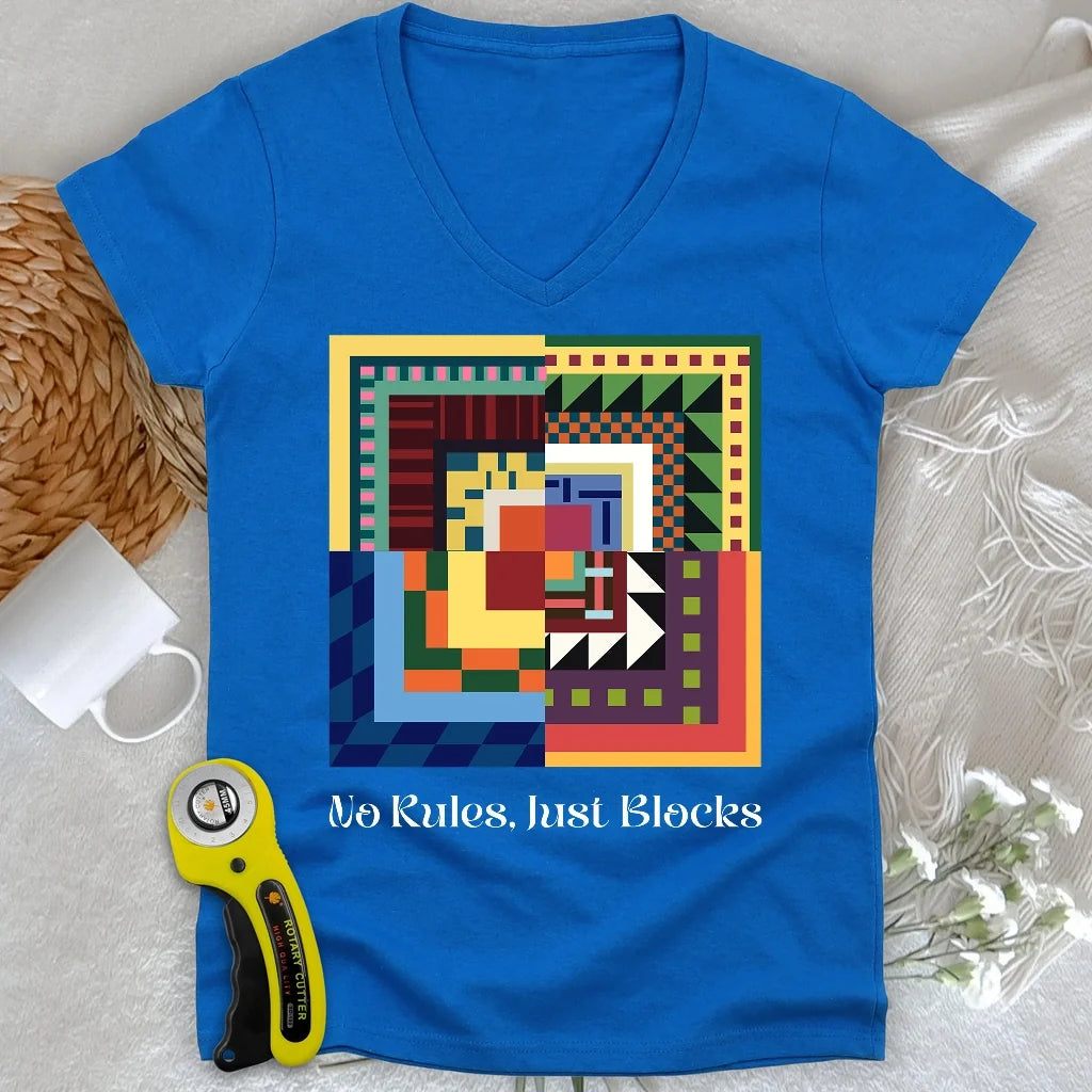 Modern Quilter Mind Lady V-neck