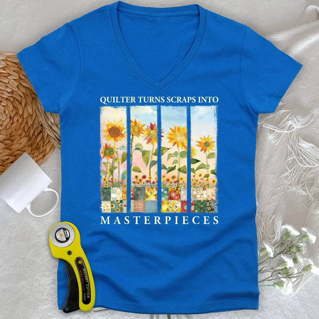 Quilt Masterpiece Lady V-neck