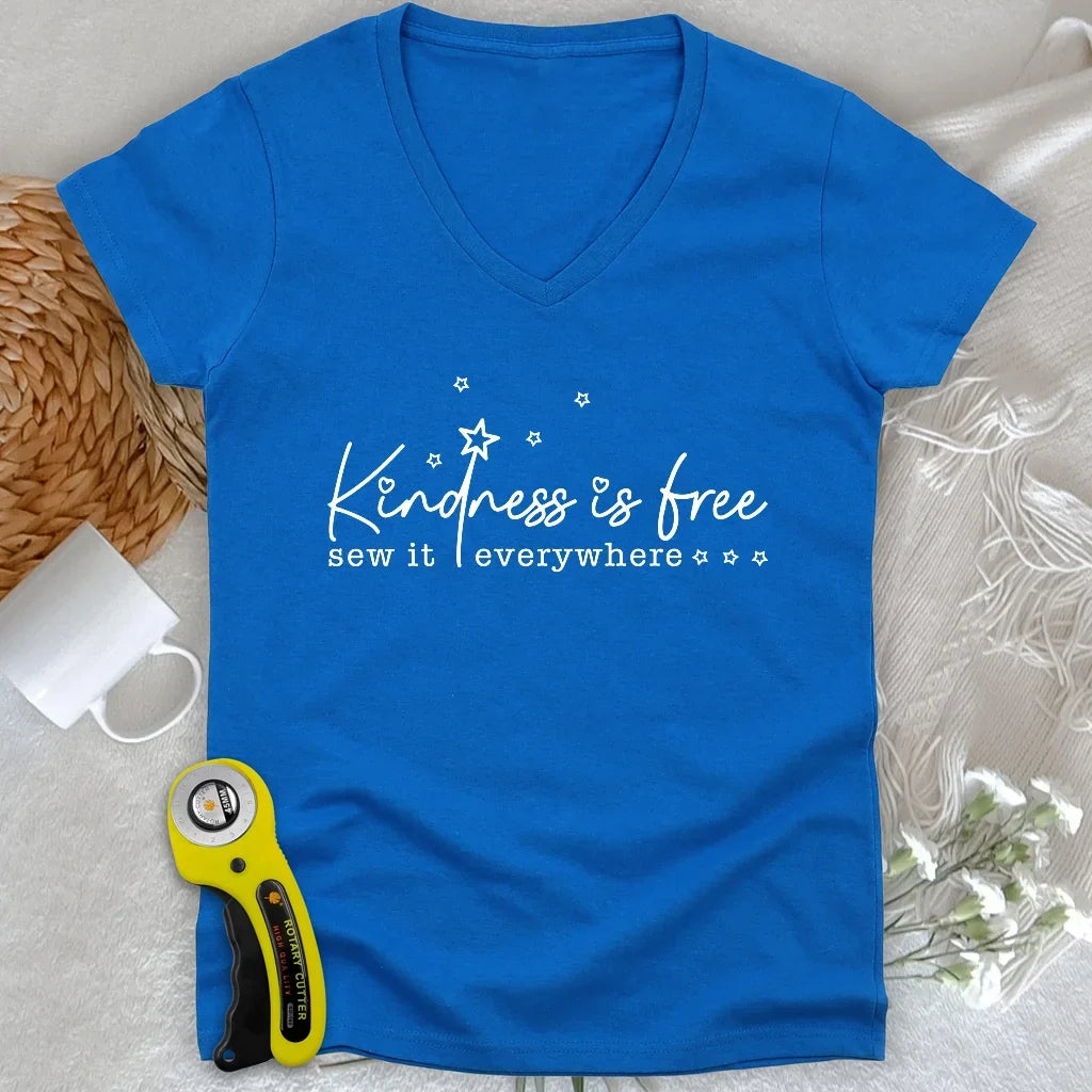 Sew Kindness Lady V-neck