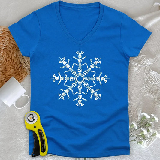 Sewflake Lady V-neck