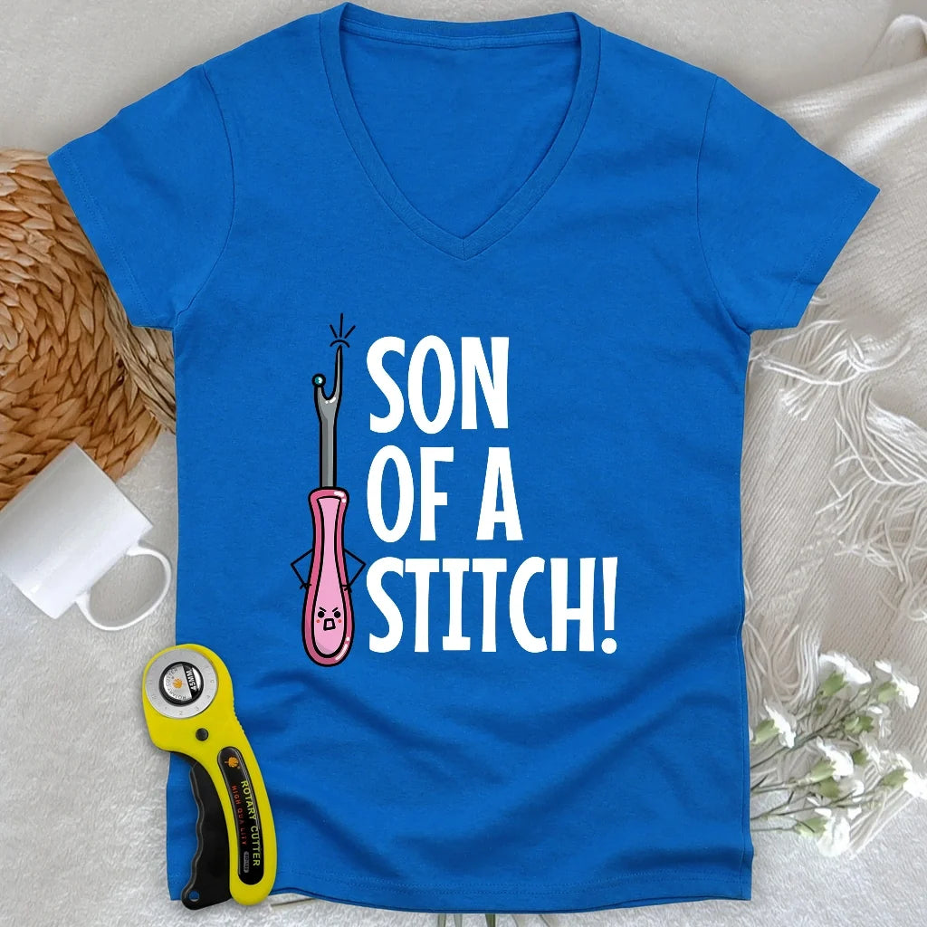 Son Of A Stitch Lady V-neck