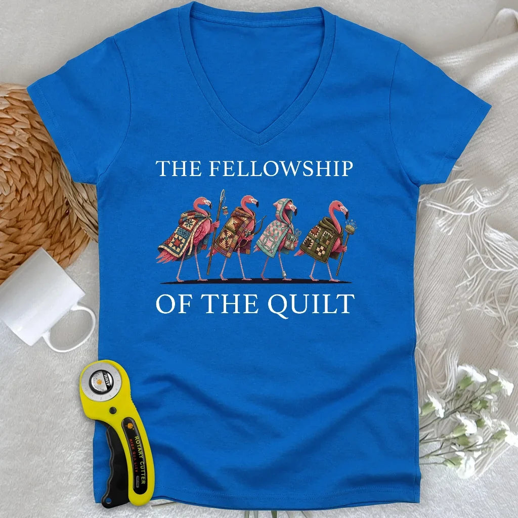 The Quilting Fellowship Lady V-neck