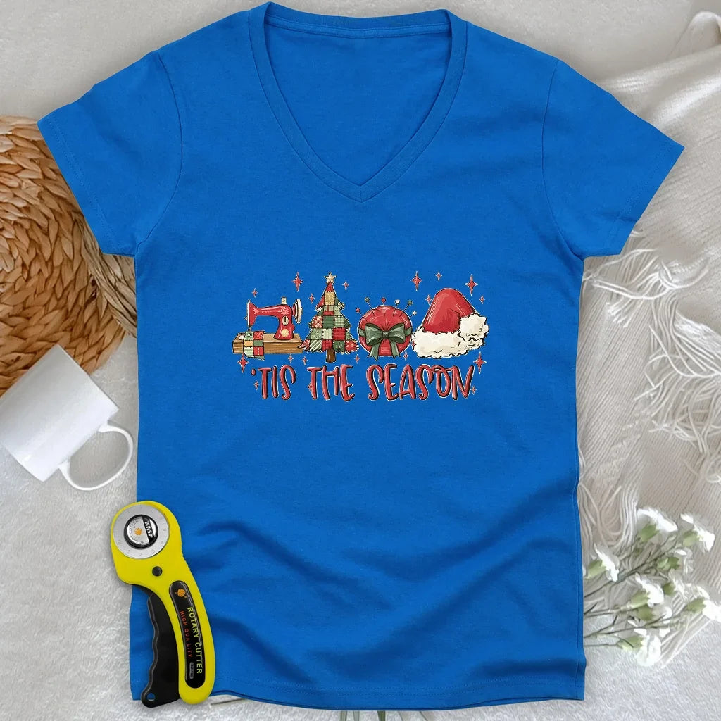 'Tis the season Lady V-neck