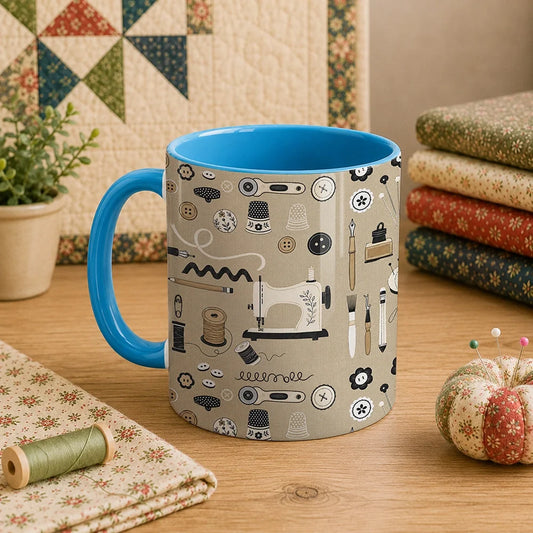 Sewing Tool Vintage 11oz Mug