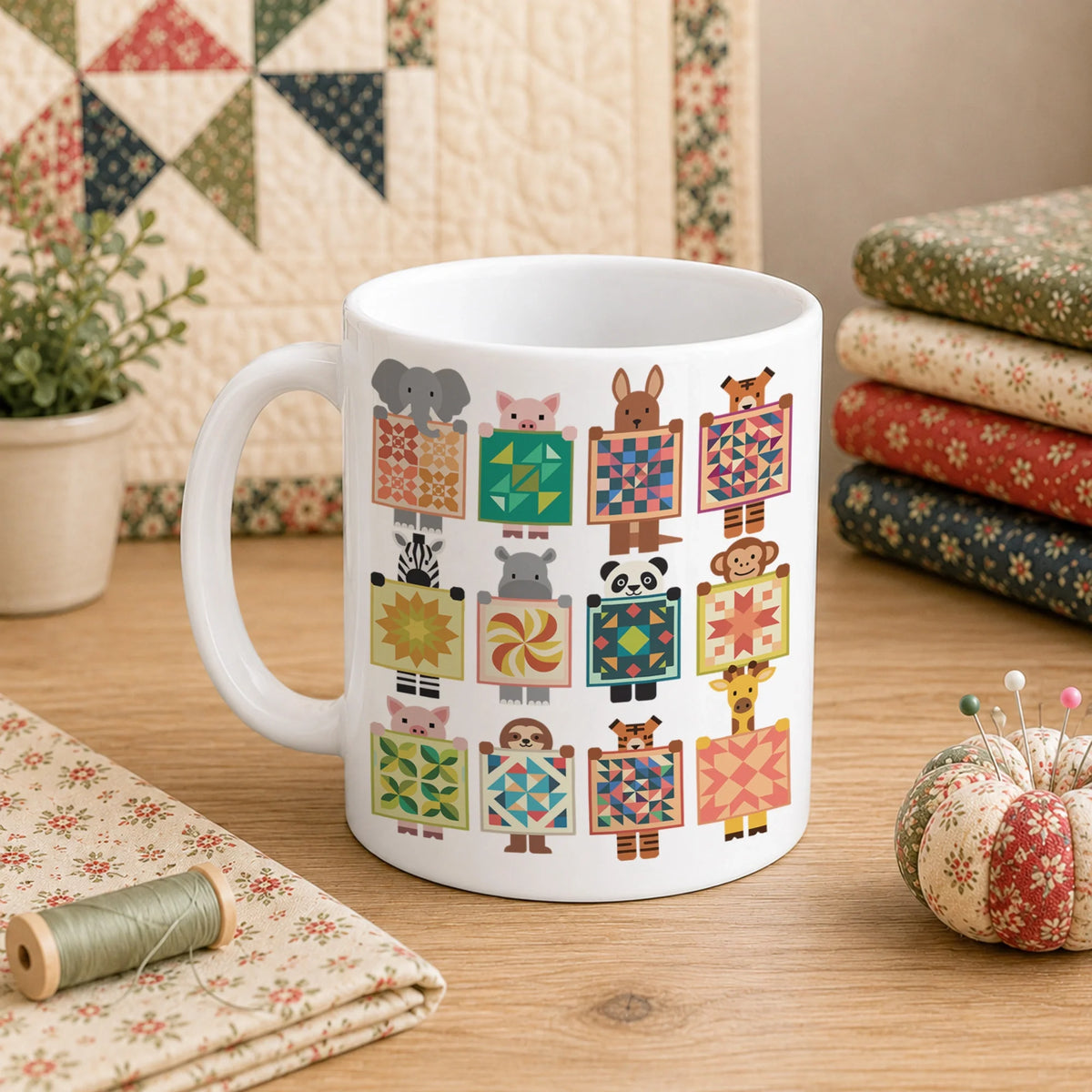 Woodland Patchwork Crew 11oz Mug