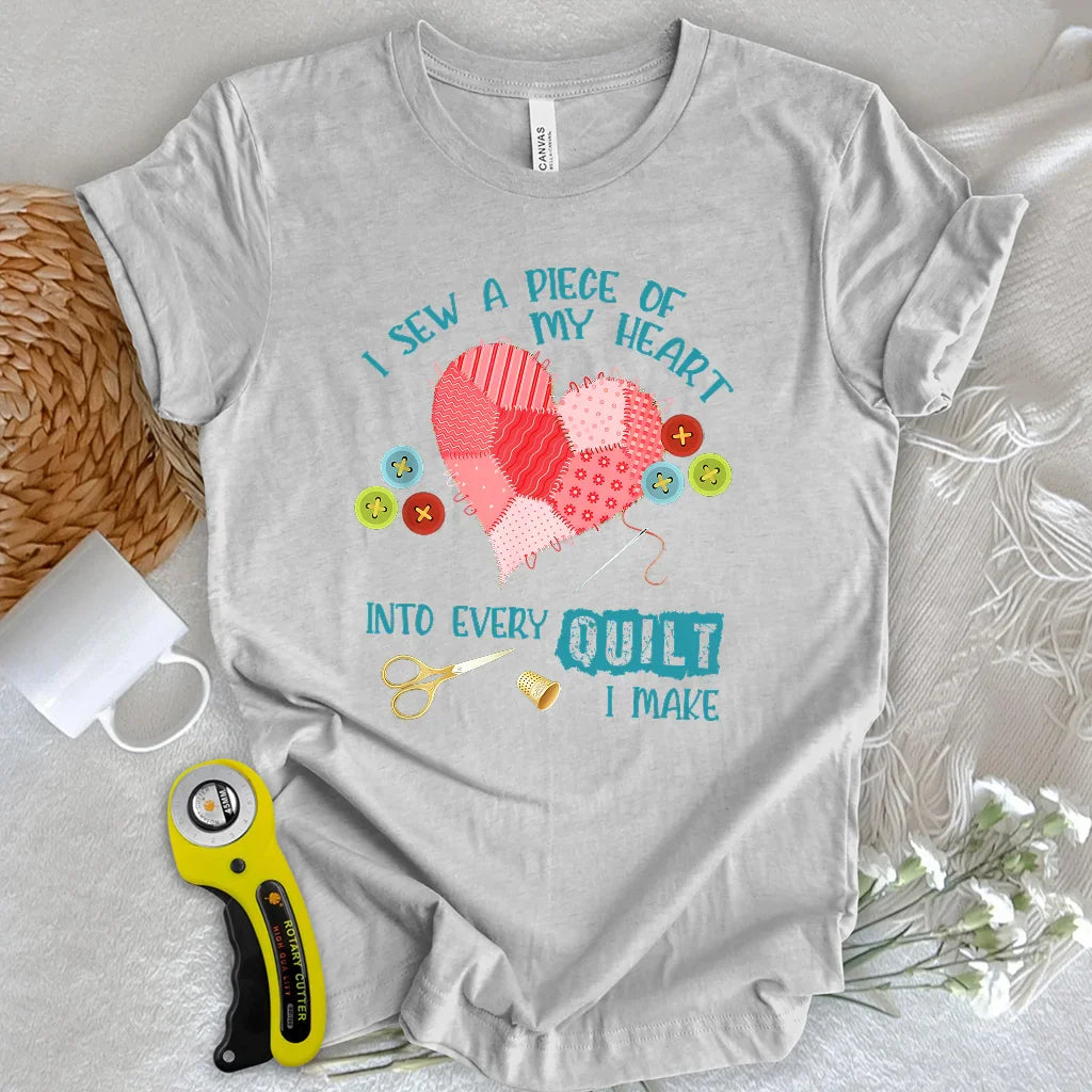 Heartstitched Quilt Love T-shirt
