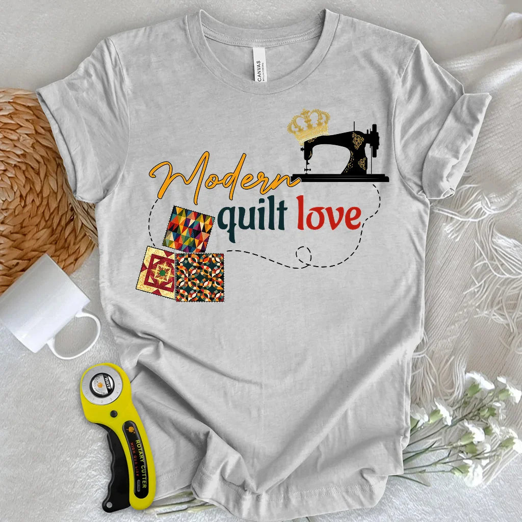 Modern Quilt Love T-shirt