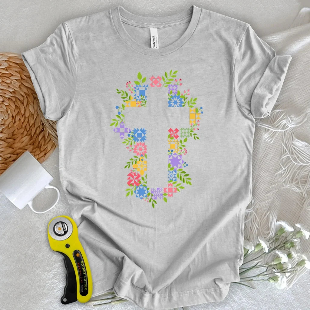 Quilted Cross Garden T-shirt