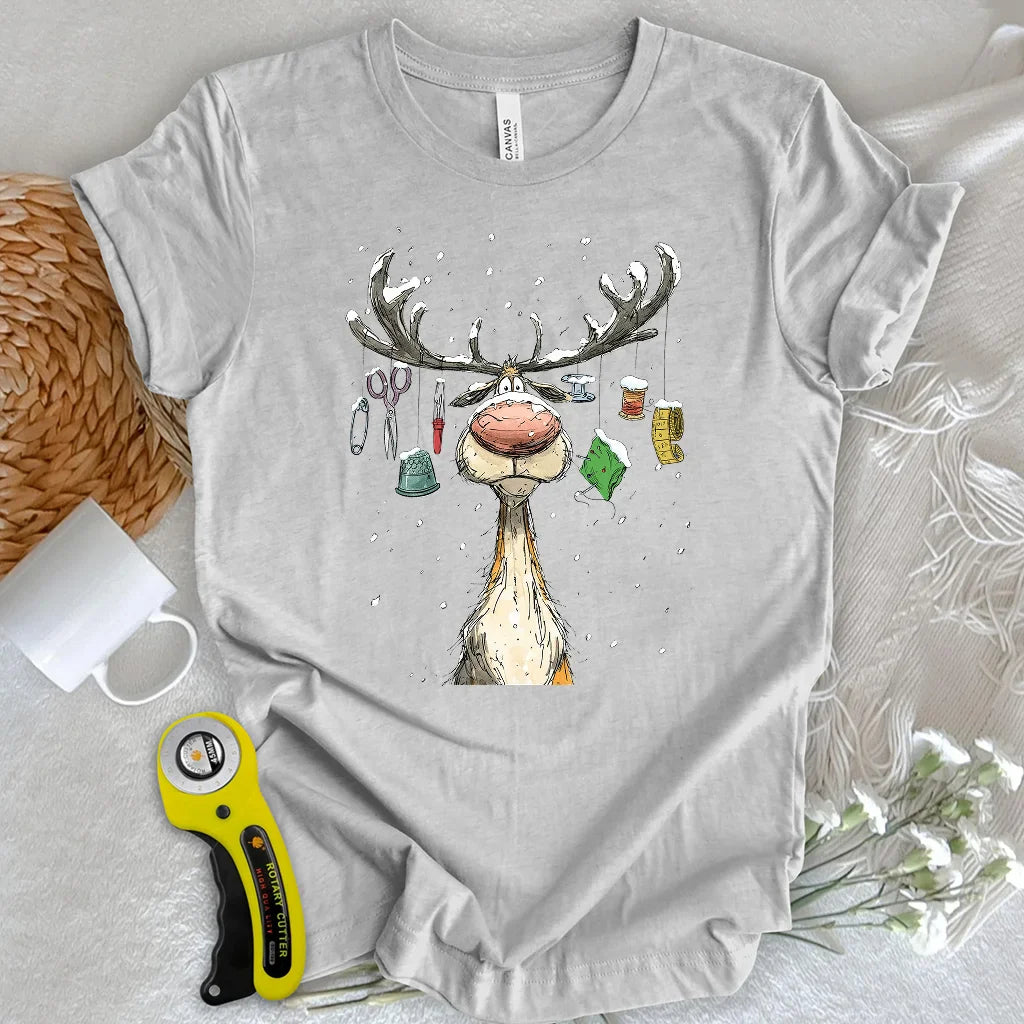 The Reindeer Quilter T-shirt