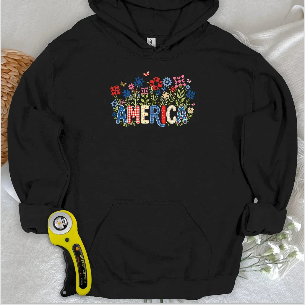 Appliqué America Hoodie