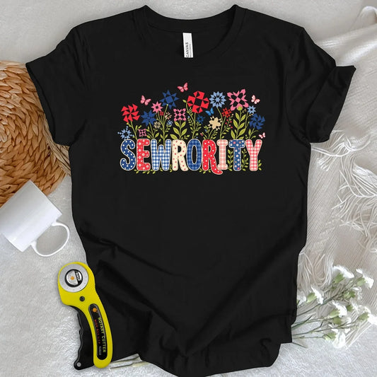 Appliqué Sewrority T-shirt