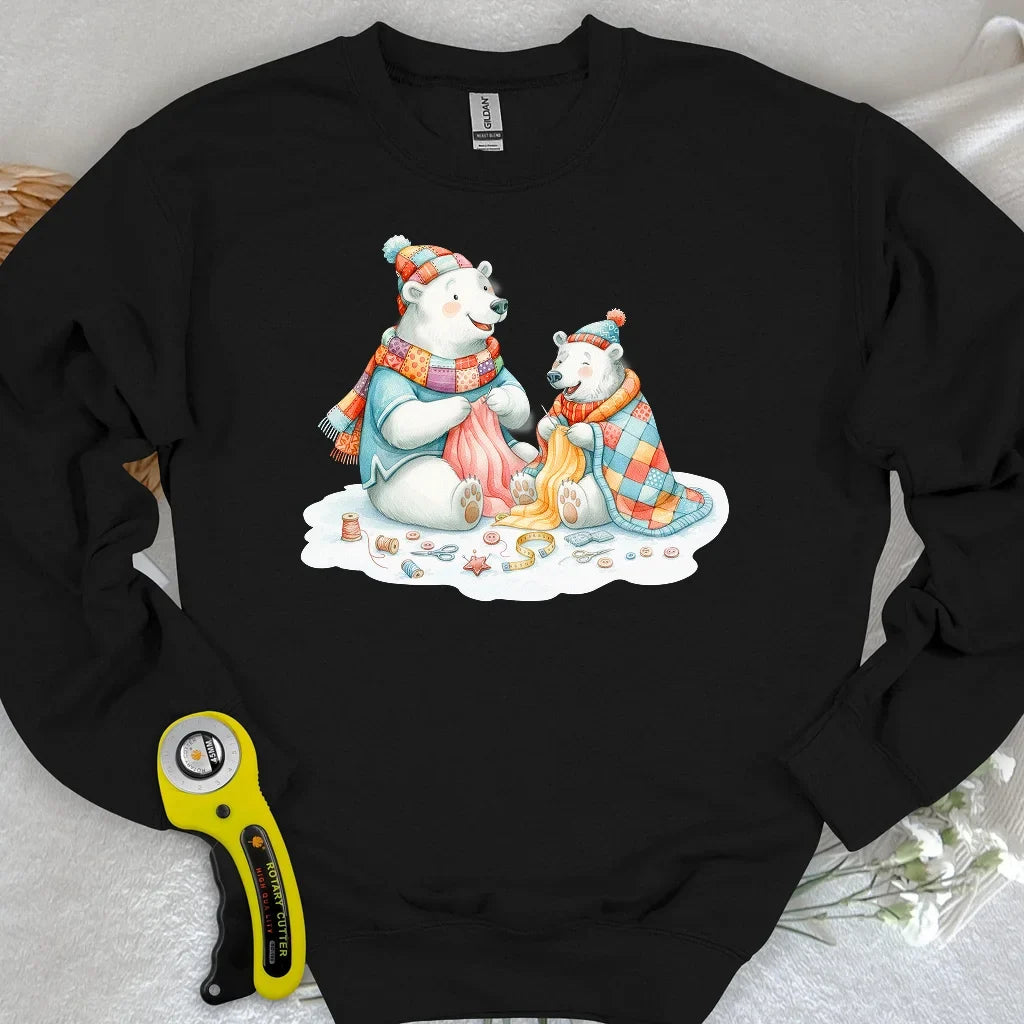 Beary Quilt Time Sweatshirt