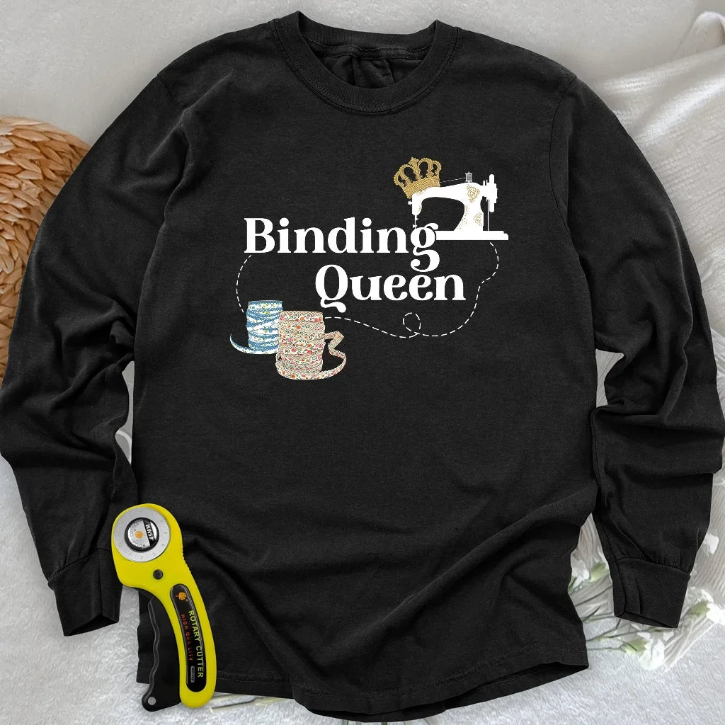 Binding Queen Long Sleeve T-shirt