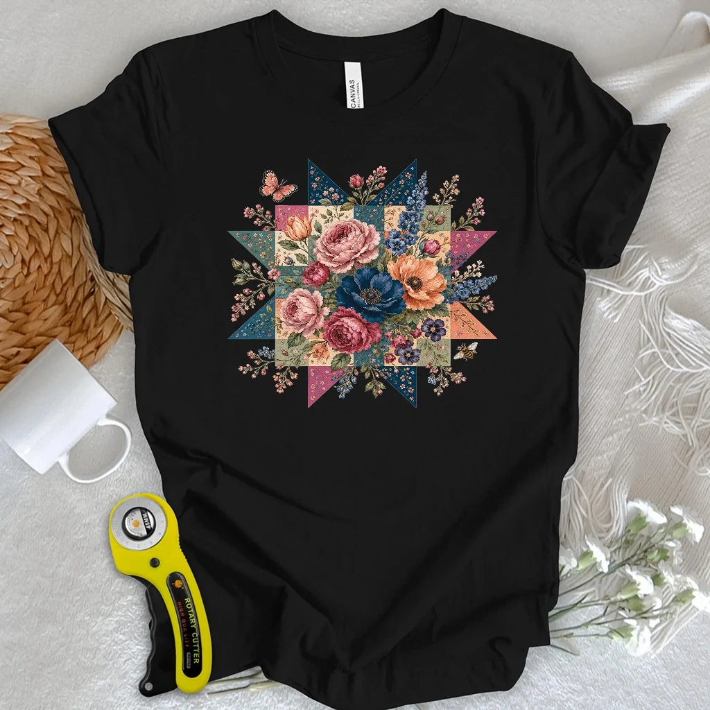 Blooming Patchwork Star T-shirt