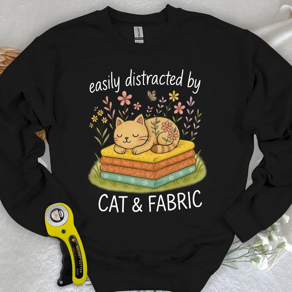 Cat Nap for Quilters Sweatshirt