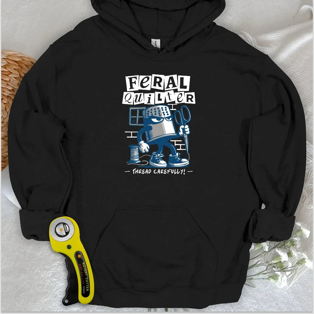 Feral Quilter Hoodie
