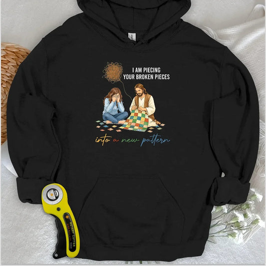 God Piecing Broken Pieces Hoodie