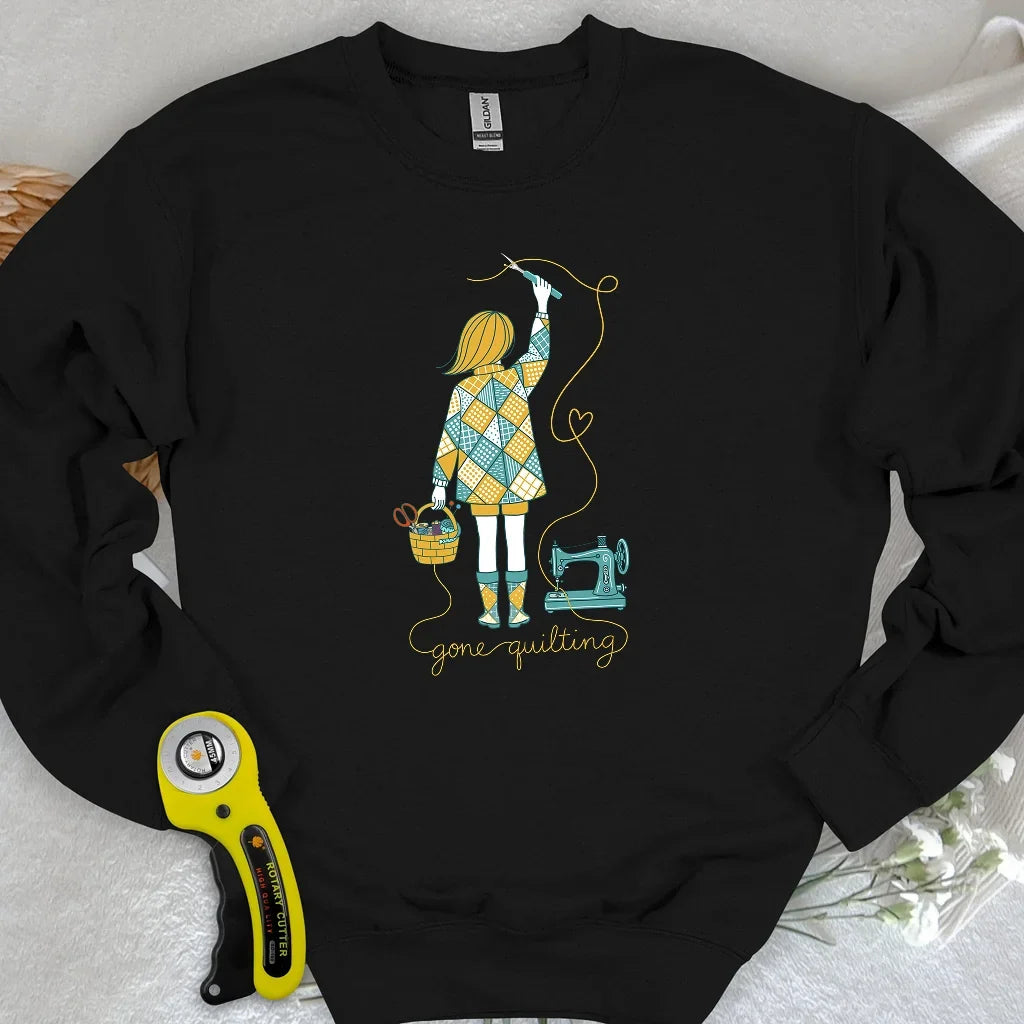 Gone quilting Sweatshirt